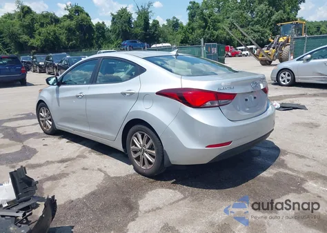 2015 Hyundai Elantra Se from USA, damaged, VIN 5NPDH4AE2FH621408